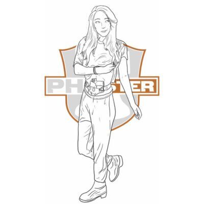 Average Height Lean Male Frame - illustration