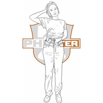 Average Height Male Frame - illustration