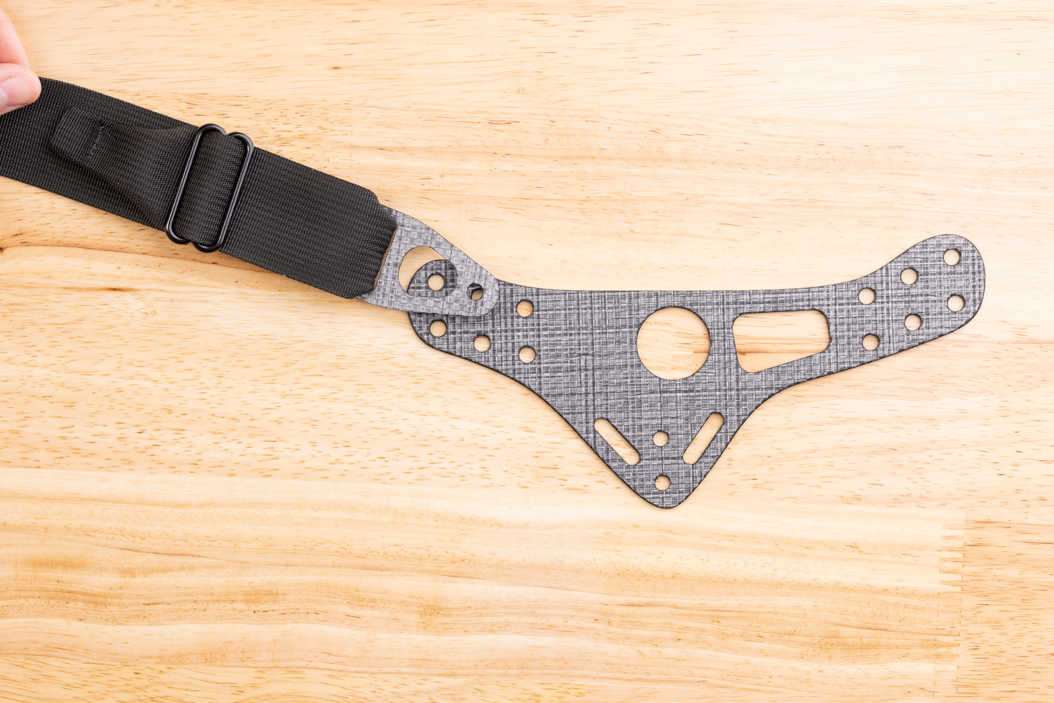 Photo showing correct vs incorrect Enigma belt orientation.