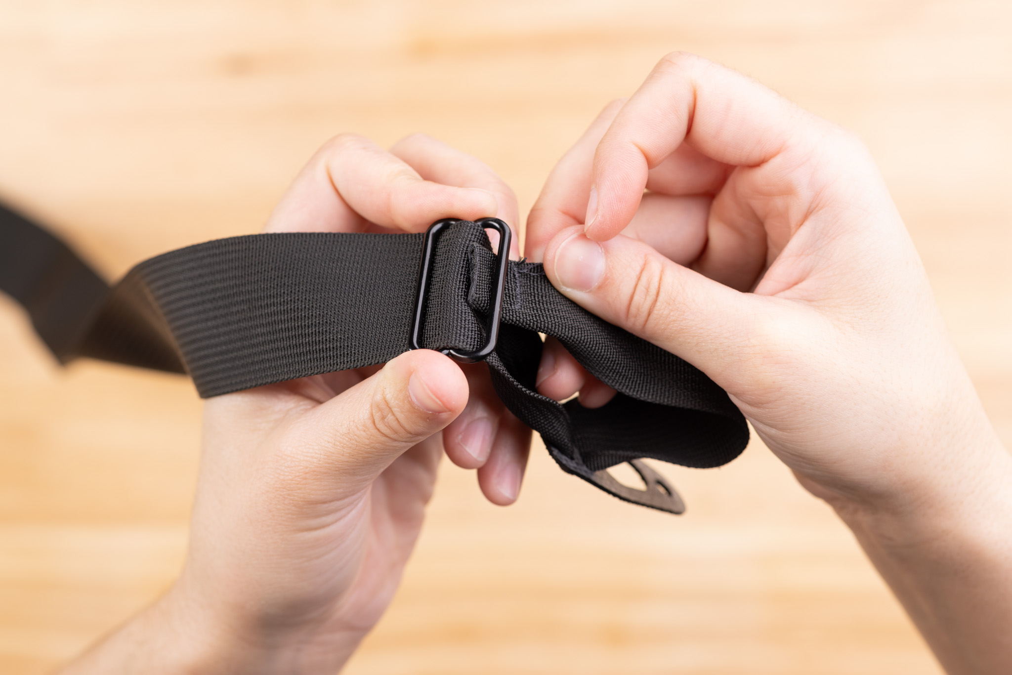 Photo of belt routing through Enigma triglide.