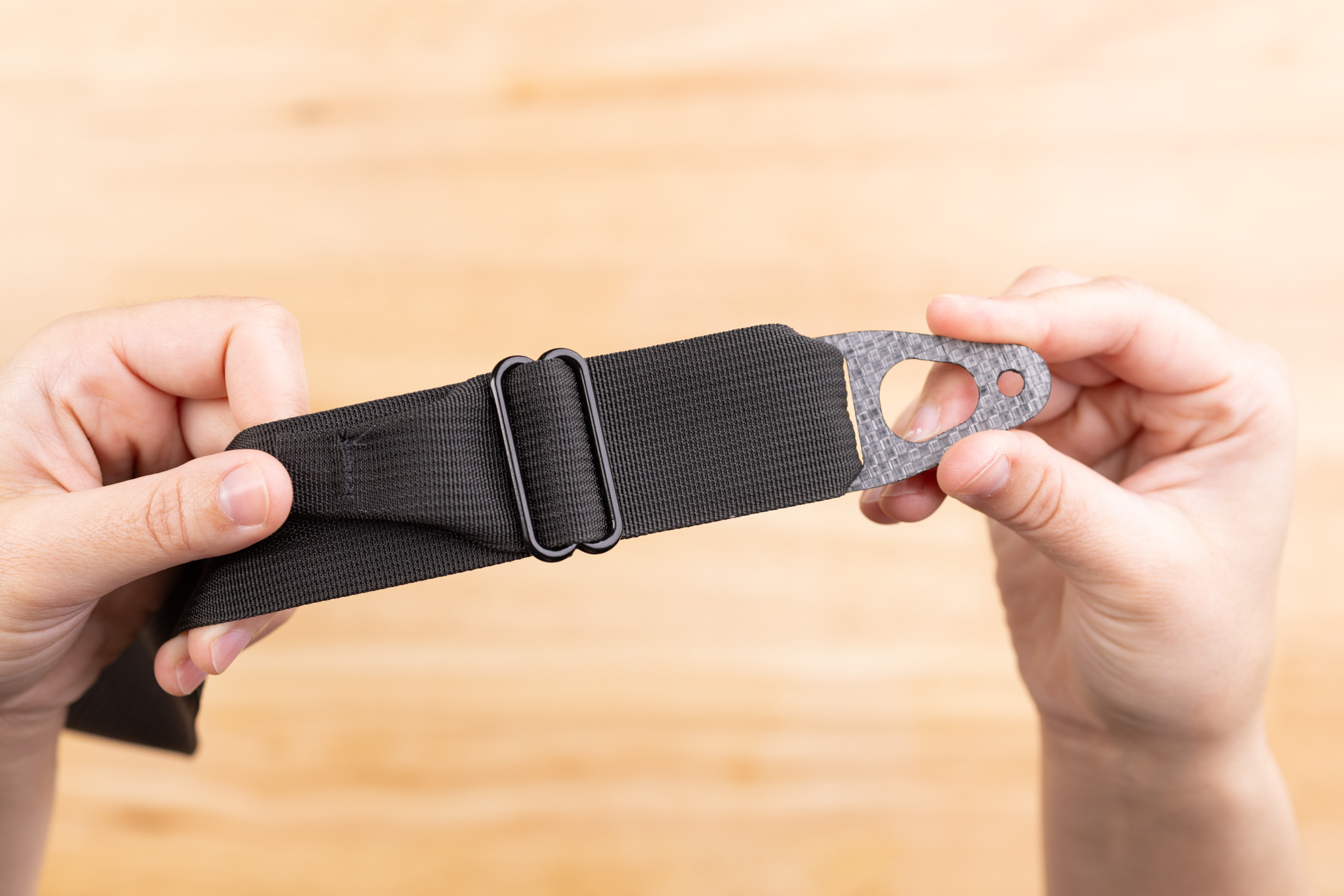 Photo of finished Enigma belt.