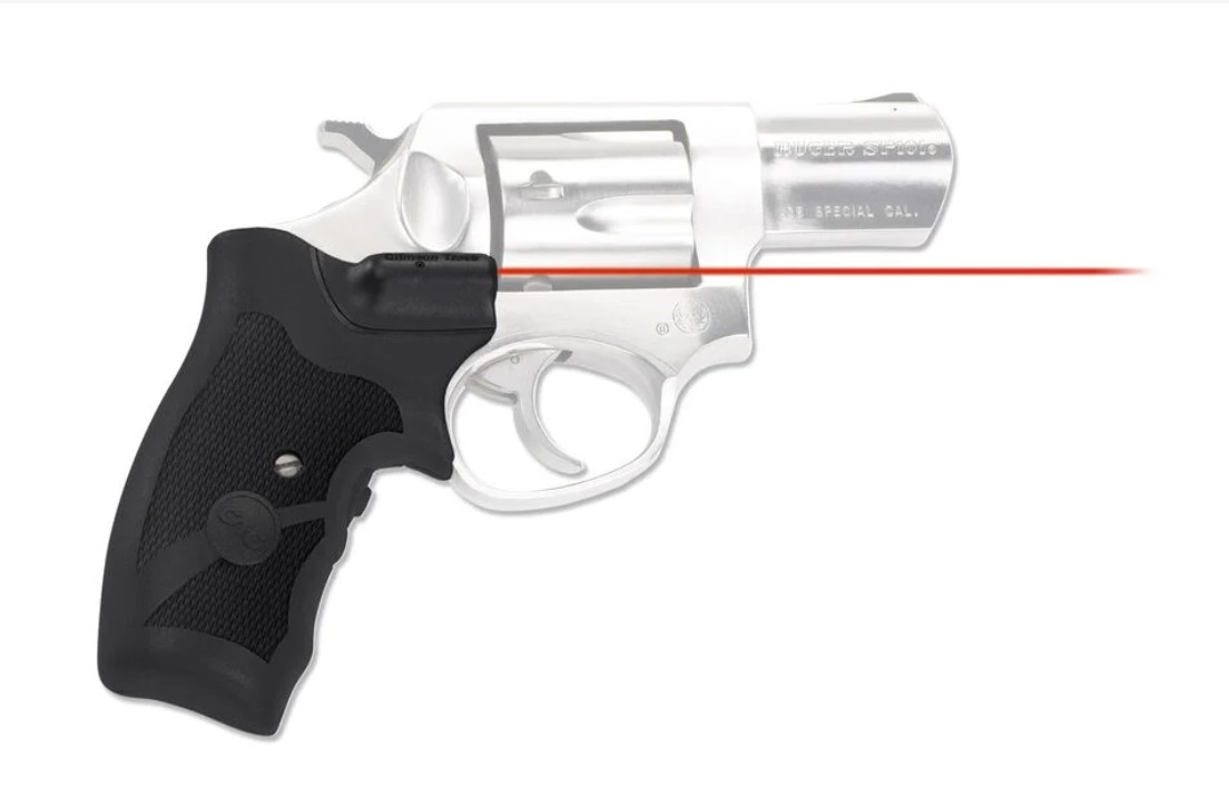 Photo of revolver with grip laser.