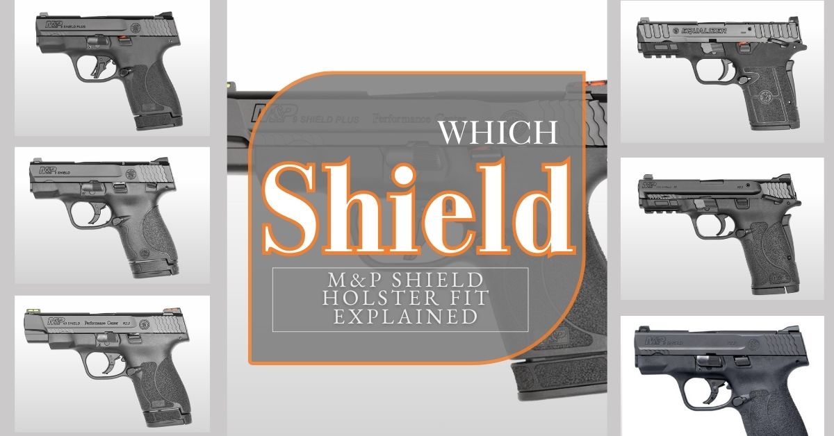 Photo comparison of M&P Shield models.